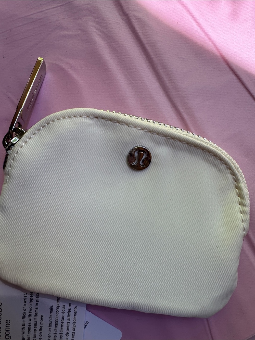 lululemon athletica Cream and Beige Key & Card Holder Strap - Picture 4 of 5